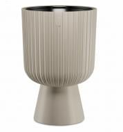 Горщик для квітів Keli Mika 30 круглий мигдаль 5,5 л Form Plastic