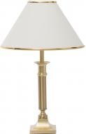 Настольная лампа декоративная Globo CLASSIC 1x40 Вт E14 золото/белый 2465