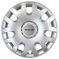 Колпак для колес SJS Dacia 204 R14" 4 шт. серебряный (090527)