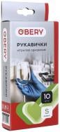 Перчатки нитриловые OBERY нитриловые стандартные р. S 10 пар/уп.