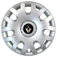 Колпак для колес SJS Renault 204 R14" 4 шт. серебряный (090542)