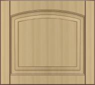 Фасад для кухни Грейд-Плюс Клен светлый патина №420 533x596 правый Винтаж