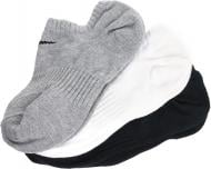 Носки Nike VALUE COTTON CREW SX4705-901 р.XL серый/белый/черный 3 шт.