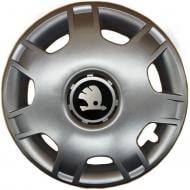 Колпак для колес SJS Skoda 205 R14" 4 шт. серебряный (090567)