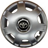 Колпак для колес SJS Toyota 205 R14" 4 шт. серебряный (090568)