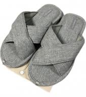 Тапки домашние Gemelli Прованс 3 р.40 серый