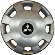 Ковпак для коліс SJS Mitsubishi 207 R14" 4 шт. срібний (090610)