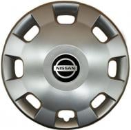 Ковпак для коліс SJS Nissan 207 R14" 4 шт. срібний (090611)