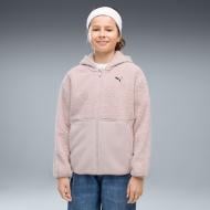 Куртка для девочек осенняя Puma ESS ELEVATED Winterized Relaxed Full-Zip 69461849 р.140 розовая