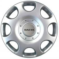 Колпак для колес SJS Dacia 208 R14" 4 шт. серебряный (090623)