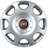 Колпак для колес SJS Fiat 208 R14" 4 шт. серебряный (090626)
