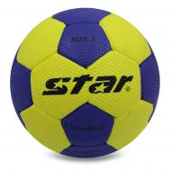 М'яч для гандболу planeta-sport №3 Outdoor STAR JMC003 Синій-жовтий