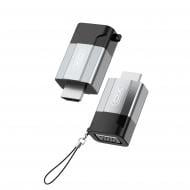 Адаптер Xo GB014 HDMI Male to VGA Female сірий (GB014-HDMIVGA.tranish)