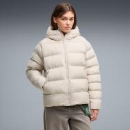 Куртка женская зимняя Puma Mono Hooded Jacket 68838592 р.L бежевая