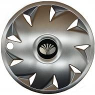 Колпак для колес SJS Daewoo 210 R14" 4 шт. серебряный (090672)