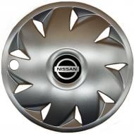 Колпак для колес SJS Nissan 210 R14" 4 шт. серебряный (090683)