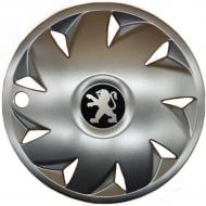 Колпак для колес SJS Peugeot 210 R14" 4 шт. серебряный (090685)