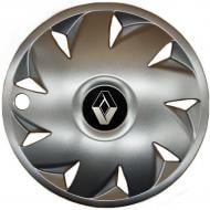 Колпак для колес SJS Renault 210 R14" 4 шт. серебряный (090686)