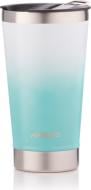 Термочашка Ardesto AR2647BL Bright City 470 мл с открывачкой голубой