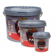 Краска фасадная акриловая водоэмульсионная PROTEX FACADE STANDART белая 3 л