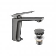 Смеситель для умывальника Kroner KRP Ersel - GRP0111BV с донним клапаном