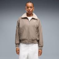 Куртка женская зимняя Puma Reversible Blouson High Loft Lining Jacket W 69456681 р.XL бежевая