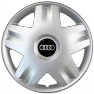 Колпак для колес SJS Audi 213 R14" 4 шт. серебряный (090738)