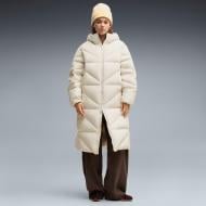 Пуховик женская зимняя Puma Hooded Down Puffer Coat W 69457987 р.XL бежевая