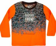 Футболка для мальчика LOSAN р.110 оранжевый 1349