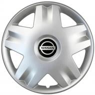Колпак для колес SJS Nissan 213 R14" 4 шт. серебряный (090755)