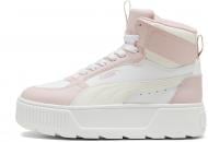 Кроссовки для девочек демисезонные Puma KARMEN REBELLE MID JR 38872910 р.37,5 белые с розовым