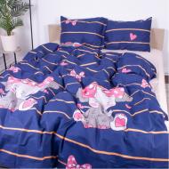 Комплект постельного белья Бязь Ranforce Elite 17-0539 Elephant 175х210 см мультиколор MirSon