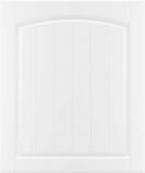 Фасад для кухни Грейд-Плюс Прованс белый гладкий №383 713x596 левый