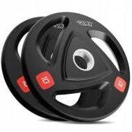 Диск олимпийский 4fizjo металлический прорезиненный Black 51 мм 2 x 10 кг P-5905973401289