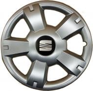 Колпак для колес SJS Seat 201 R14" 4 шт. серебряный (090764)