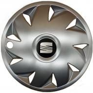 Ковпак для коліс SJS Seat 210 R14" 4 шт. срібний (090772)