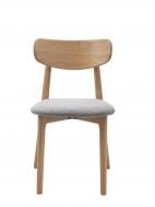 Стул обеденный Unique Furniture ELIM 537x813x462 мм (комплект 2 шт.) серый / дуб натуральный