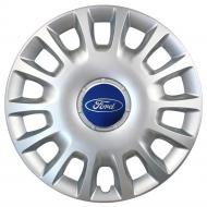 Колпак для колес SJS Ford 214 R14" 4 шт. серебряный (090807)