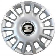 Колпак для колес SJS Seat 214 R14" 4 шт. серебряный (090819)