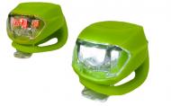 Комплект мигалок GOODBIKE SILICON LED в силиконовом корпусе 2 шт. зеленые