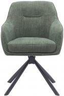 Стілець обідній Unique Furniture SELECT AVOLA 660x870x620 мм (комплект 2 шт.) зелений / чорний
