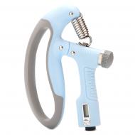 Еспандер кистьовий Cornix з регульованим навантаженням та лічильником 10-100 кг XR-0271 Sky Blue/Grey