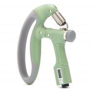 Еспандер кистьовий Cornix з регульованим навантаженням та лічильником 10-100 кг XR-0272 Green/Grey