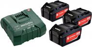 Зарядний пристрій + акумулятор Metabo ASC Ultra + 3 x LI-Power 5,2 Ah 685061000