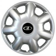 Колпак для колес SJS Lada 218 R14" 4 шт. серебряный (090919)