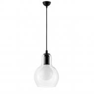 ВІТРИНА! Підвіс TK Lighting MANGO 4360 1xE27 прозорий/чорний