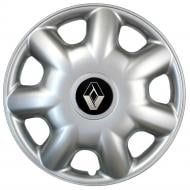 Колпак для колес SJS Renault 218 R14" 4 шт. серебряный (090926)