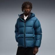 Пуховик мужская зимняя Puma Hooded Down Puffer Jacket M 69456536 р.XL голубая