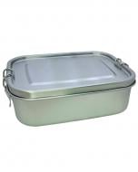 Контейнер для хранения Eurogold Steel Rectangular 1,6 л 21,7х15,7x6,9 см Контейнер для хранения Eurogold Steel Rectangular 1,6 л 21,7х15,7x6,9 см