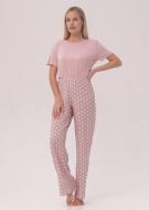 Брюки домашние Roksana Nika №1325/67001 р. 46 розовый с принтом